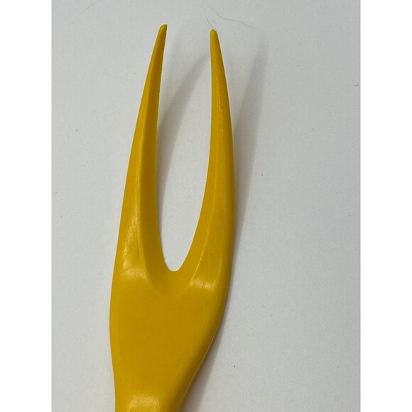 Vintage Foley Yellow Plastic meat Fork 11” - Picture 3 of 10